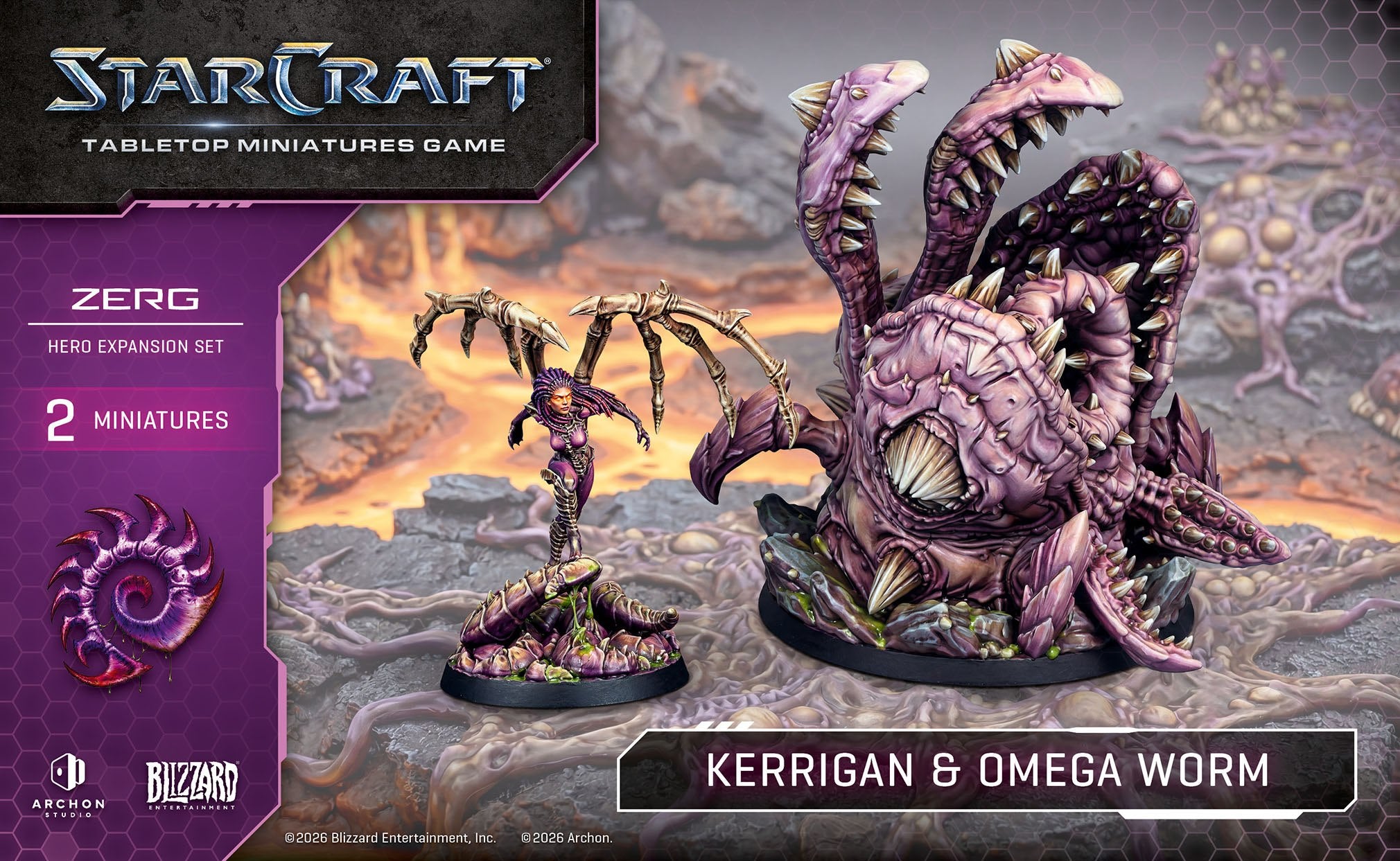 STARCRAFT: ZERG - KERRIGAN & OMEGA WORM | Grognard Games