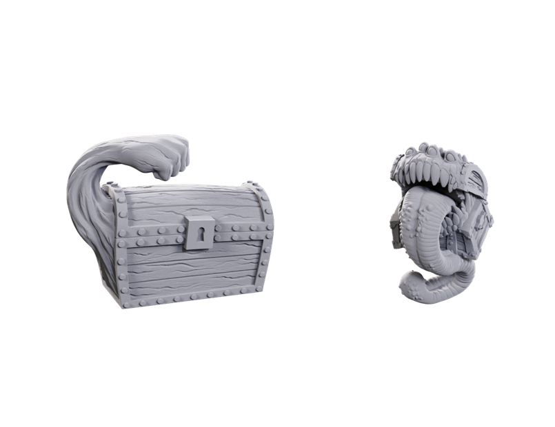 Wizkids 90735 DND UNPAINTED MINIS LIMITED EDITION 50TH ANNIVERSARY MIMICS | Grognard Games