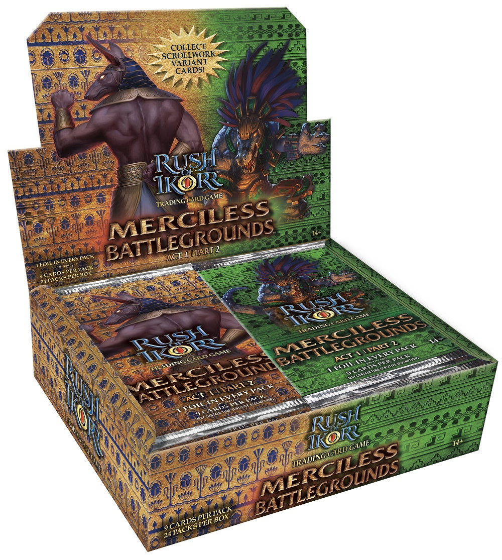 RUSH OF IKORR ACT 1 PART 2 MERCILESS BATTLEGROUNDS BOOSTER BOX | Grognard Games