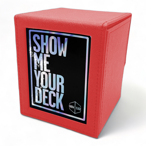 Showcase Deckbox 100+ Red | Grognard Games