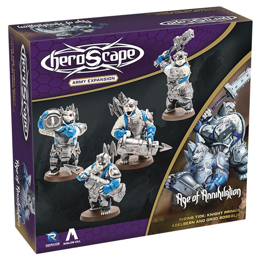 Heroscape: Rising Tide - Knight Primus Adelbern and Ordo Borealis (Pre-order Available 2/28/2025) | Grognard Games