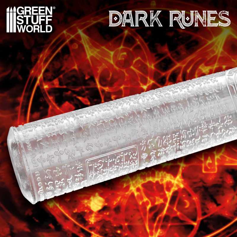 Green Stuff World: Rolling Pin Dark Runes | Grognard Games