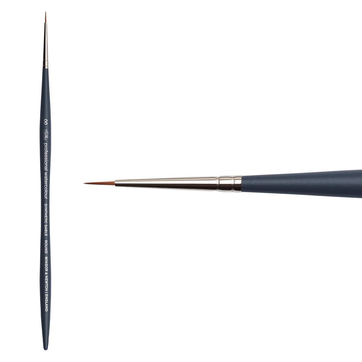 Winsor & Newton Professional Watercolor Synthetic Brush Round Size 00 | Grognard Games
