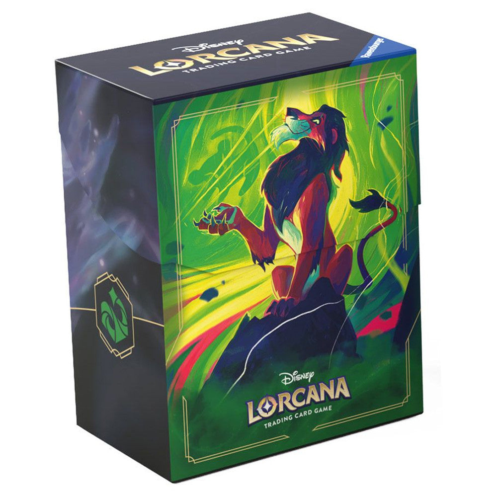 Disney Lorcana TCG: Azurite Sea Deck Box - Scar, Vengeful Lion | Grognard Games