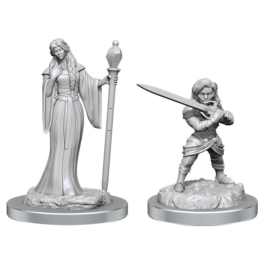 Wizkids 90550 Critical Role Feale Human Wizard & Female Halfling Holy Warrior | Grognard Games