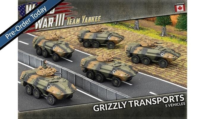 Grizzly Transports (5) (EN) Team Yankee | Grognard Games