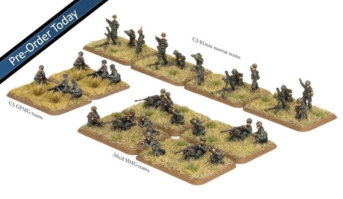 Canadian Airborne Weapons Group (x24 figures) WWIII Team Yankee | Grognard Games