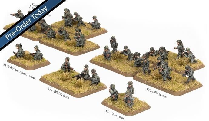 Canadian Mech Platoon (x44 figures) WWIII Team Yankee | Grognard Games