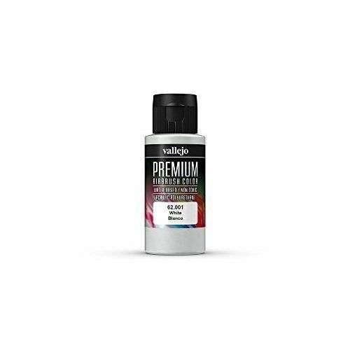 62.001 Vallejo Premium Airbush Color Polyurethane 60 ml - White | Grognard Games