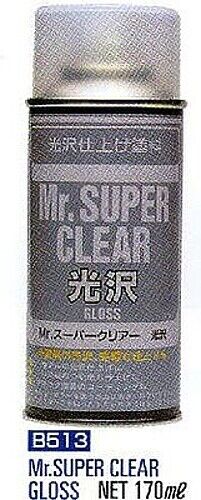 Mr. Super Clear Gloss 170ml (Spray) | Grognard Games