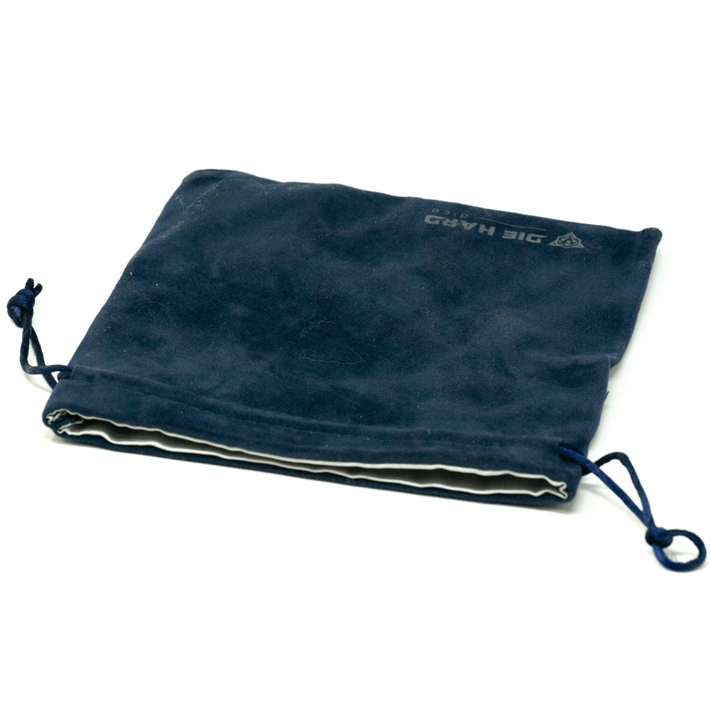 Velvet Dice Bag - Medium Navy Blue | Grognard Games