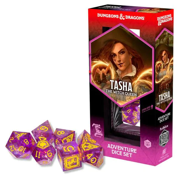 Dungeons & Dragons: Adventure Dice - Tasha the Witch Queen Sharp Edged Set | Grognard Games