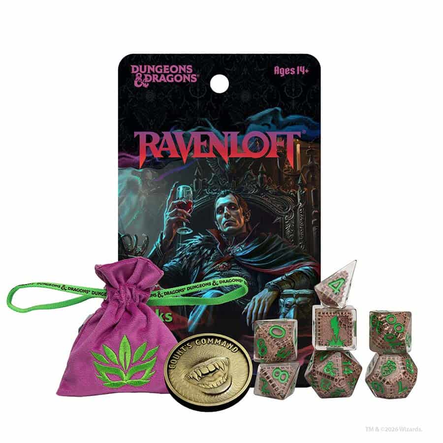 D&D Ravenloft Treasure Dice Sets | Grognard Games