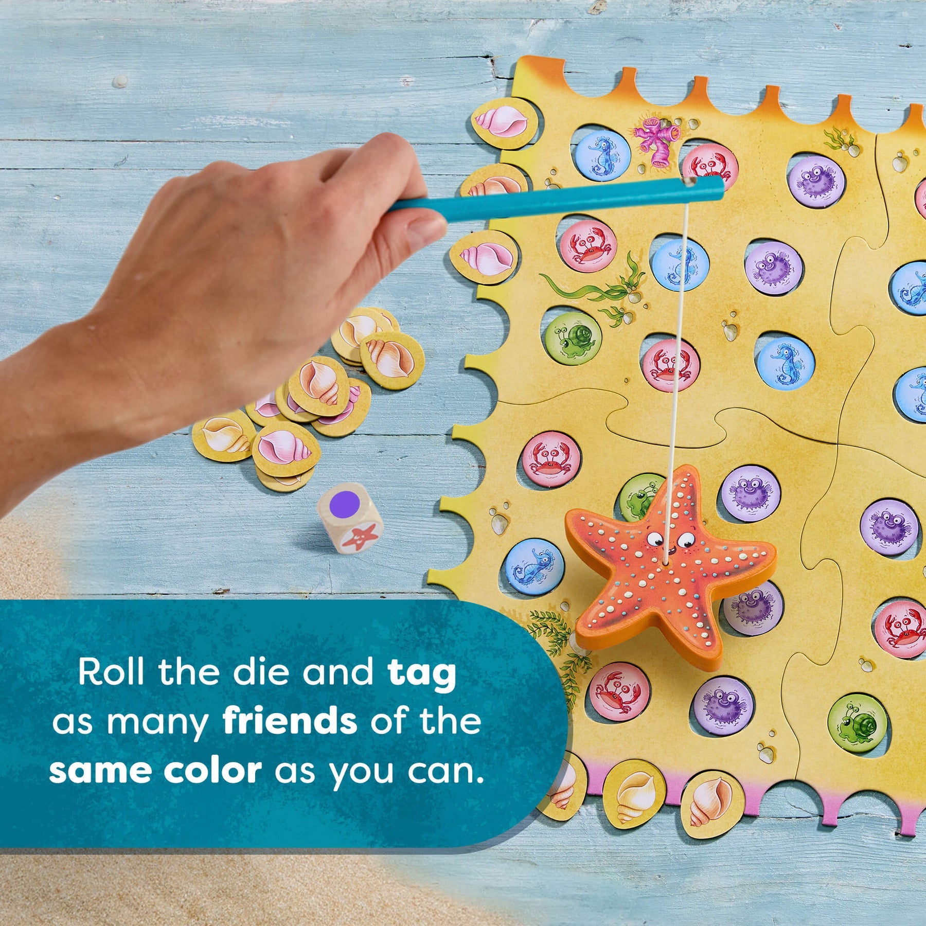 Sebastian Sea Star Fishing Game | Grognard Games