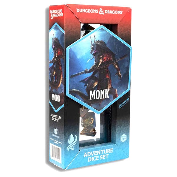 Dungeons & Dragons: Adventure Dice - Monk Blue | Grognard Games