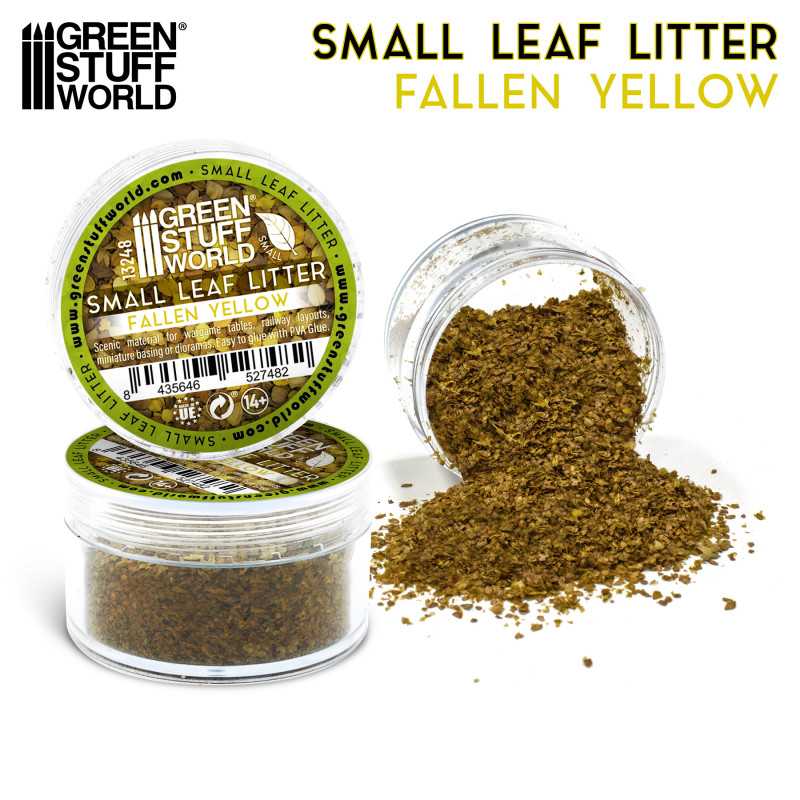 Green Stuff World: Small Leaf Litter - Fallen Yellow | Grognard Games