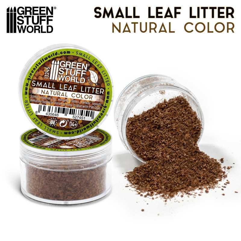 Green Stuff World: Small Leaf Litter - Natural Color | Grognard Games