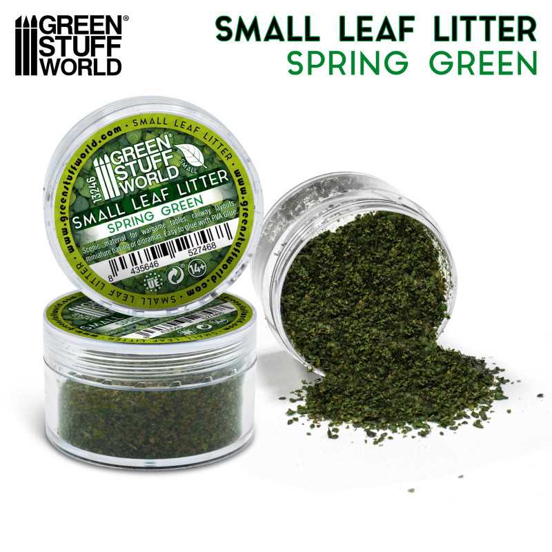 Green Stuff World: Small Leaf Litter - Spring Green | Grognard Games