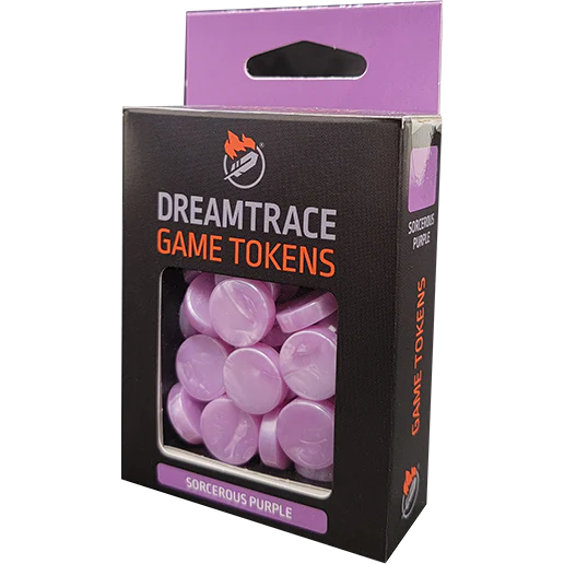 DREAMTRACE GAMING TOKENS  Sorcerous Purple | Grognard Games