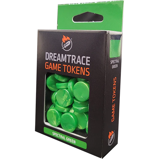 DREAMTRACE GAMING TOKENS Spectral Green | Grognard Games