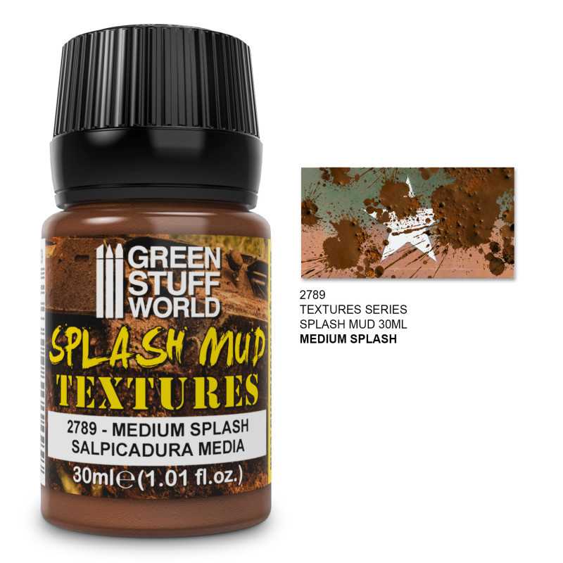 Green Stuff World: Splash Mud Textures - Medium Brown 30mL | Grognard Games