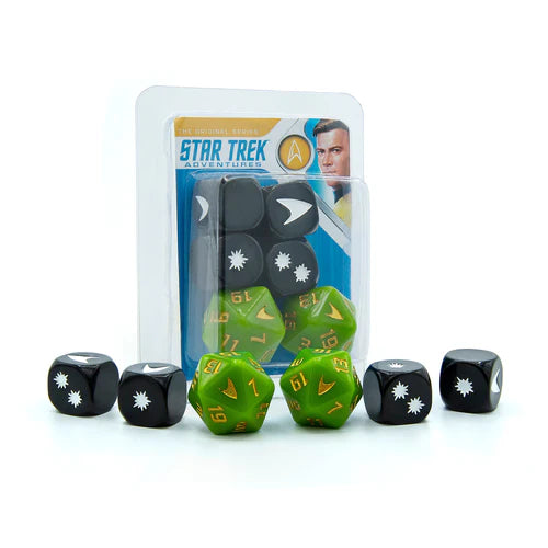Star Trek Adventure: Kirk's Tunic Dice Blister | Grognard Games
