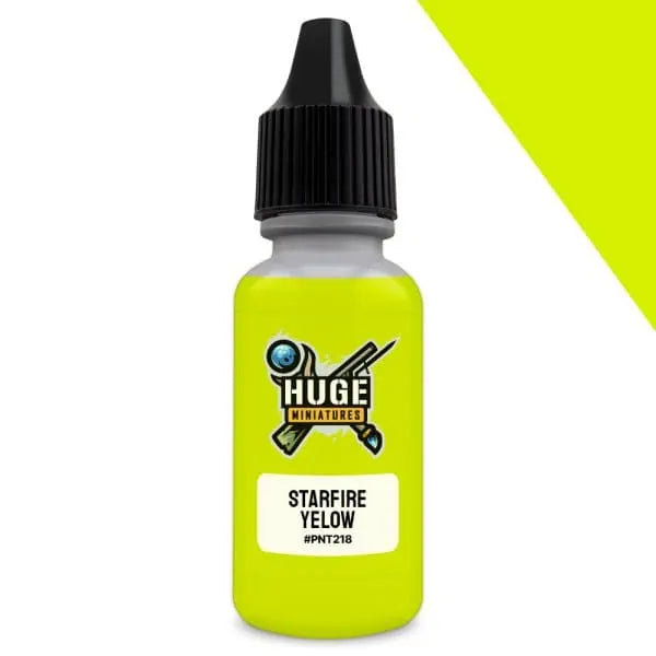 Huge Miniatures Starfire Yellow Fluorecent Paint | Grognard Games