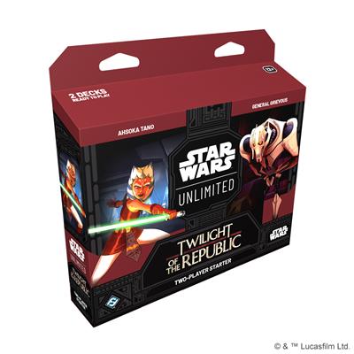 STAR WARS: UNLIMITED - TWILIGHT OF THE REPUBLIC TWO-PLAYER STARTER (Pre-Order) | Grognard Games