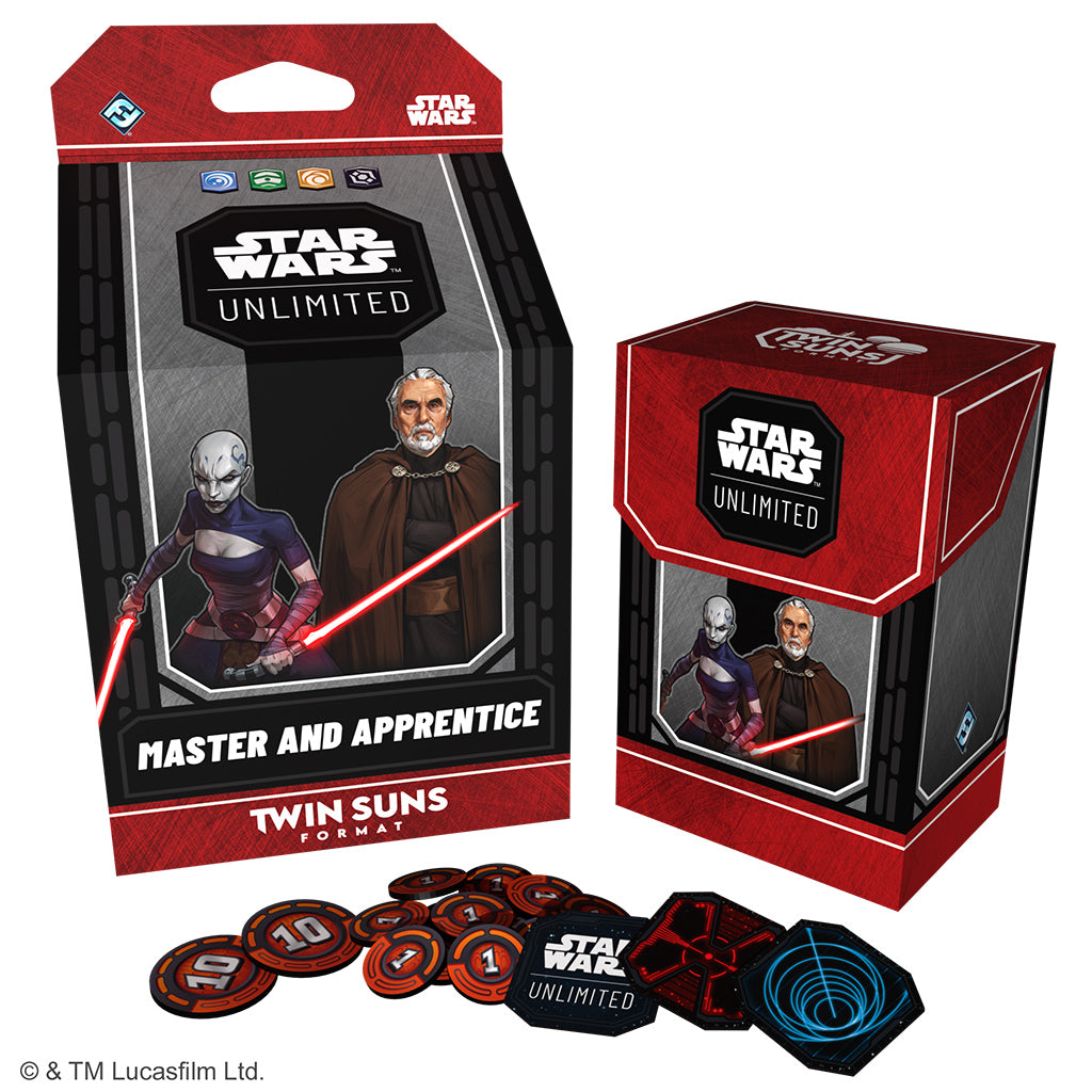 Star Wars Unlimited Twin Suns Deck - Master and Apprentice | Grognard Games
