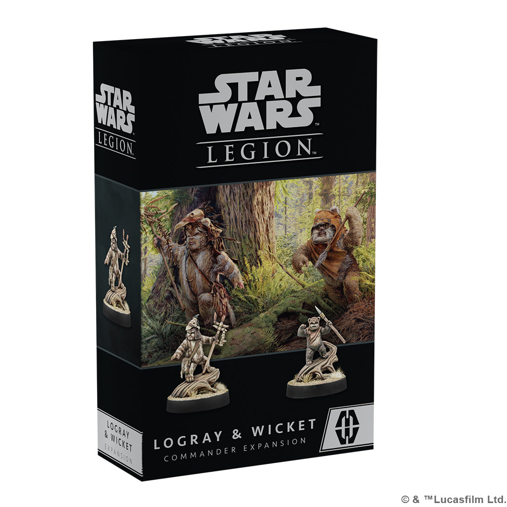 SWL110EN STAR WARS: LEGION - LOGRAY & WICKET COMMANDER EXPANSION | Grognard Games