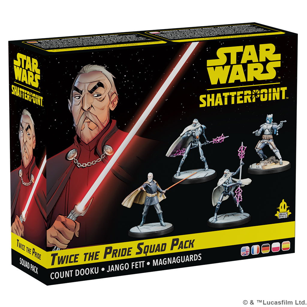 Star Wars Shatterpoint SWP03 Twice the Pride: Count Dooku Squad Pack | Grognard Games