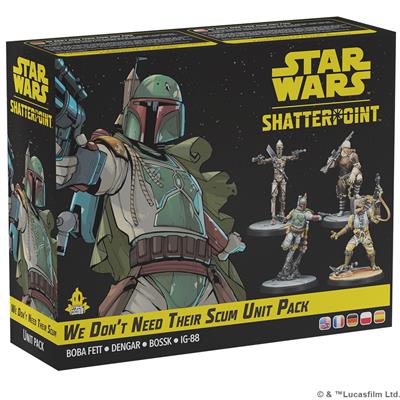 Star Wars Shatterpoint SWP25 We Don't Need Their Scum Squad Pack | Grognard Games