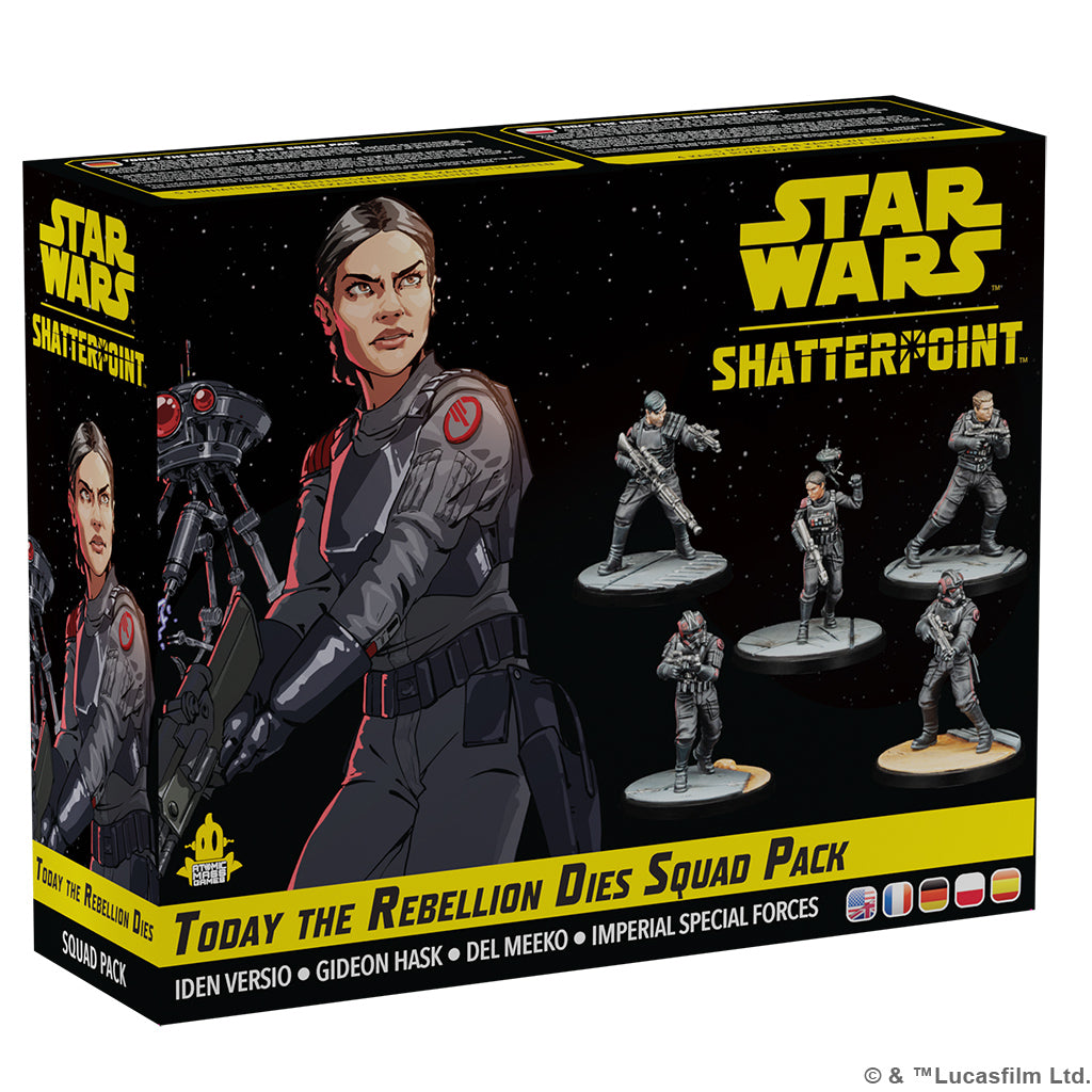 Star Wars Shatterpoint SWP34 TODAY THE REBELLION DIES SQUAD PACK | Grognard Games