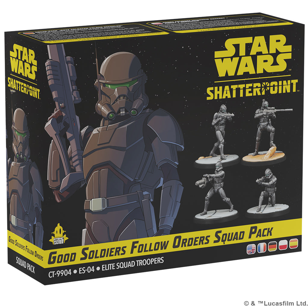 Star Wars Shatterpoint SWP36 Good Soldiers Follow Orders Squad Pack | Grognard Games