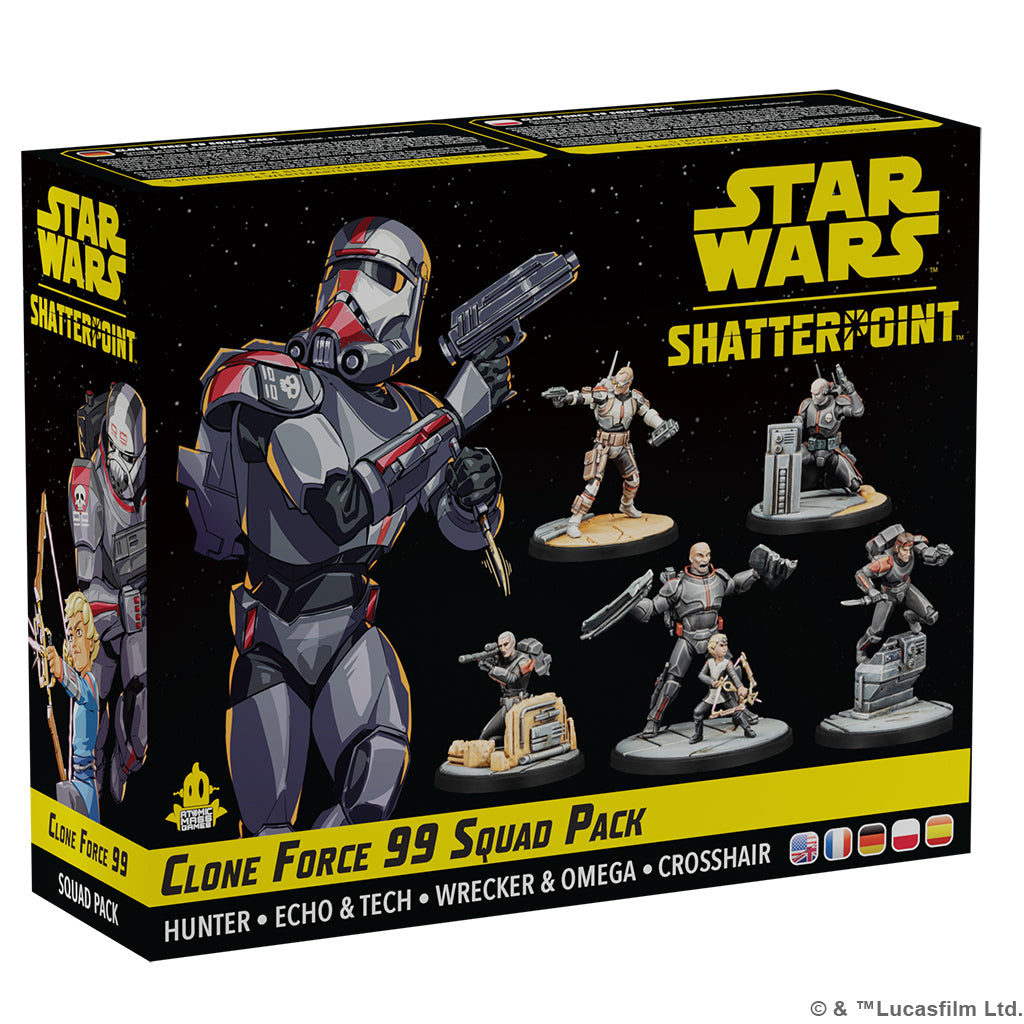 STAR WARS SHATTERPOINT SWP38 CLONE FORCE 99 SQUAD PACK | Grognard Games