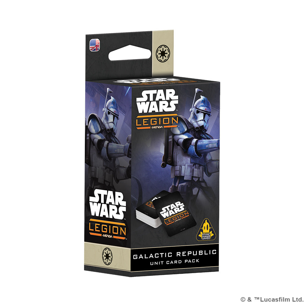 SWQ07EN Star Wars: Legion - Galactic Republic Card Pack | Grognard Games