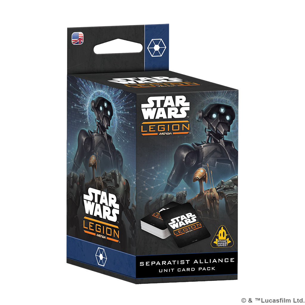 SWQ08EN Star Wars: Legion - Separatist Alliance Card Pack | Grognard Games