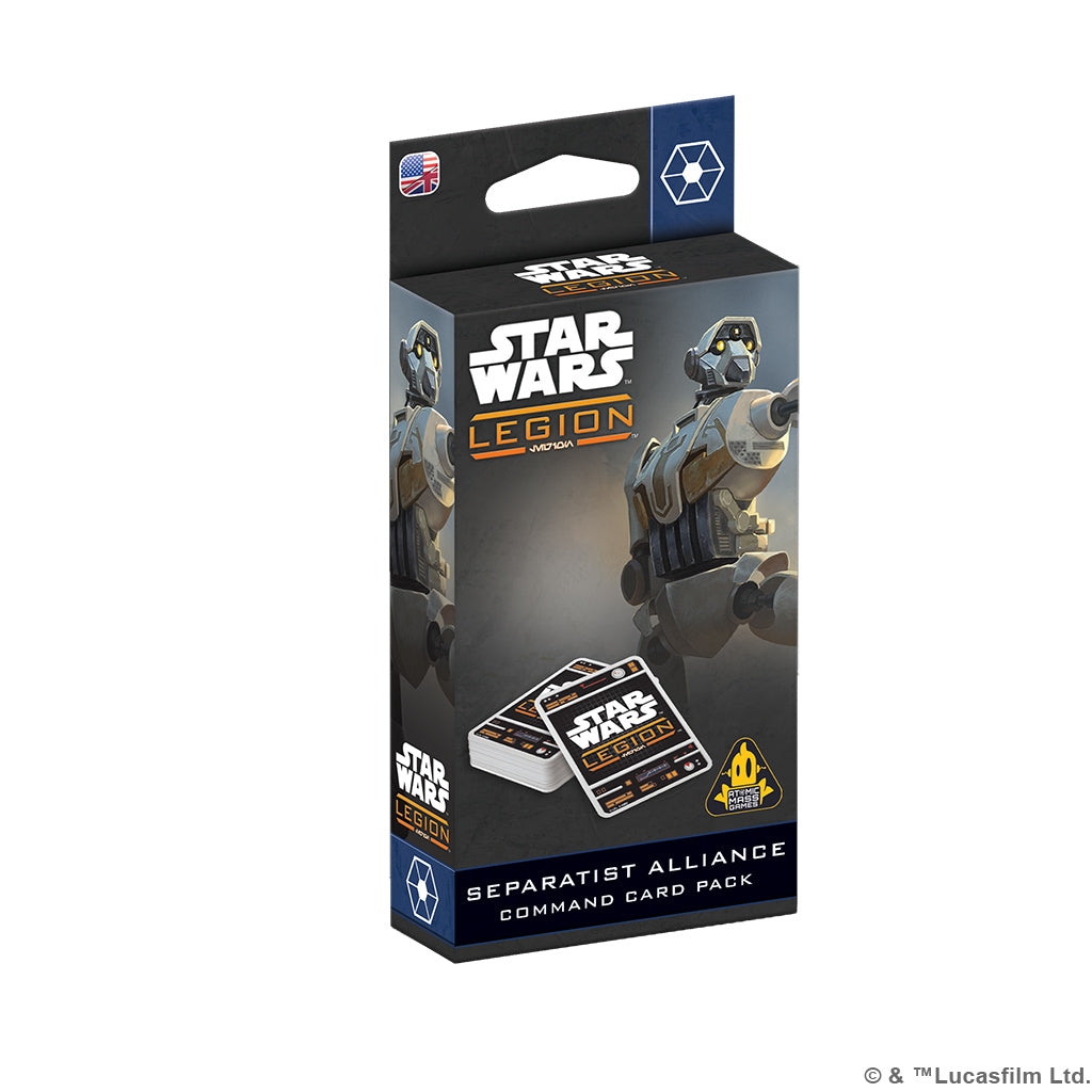 SWQ158EN Star Wars: Legion - Separatist Alliance Command Card Pack | Grognard Games