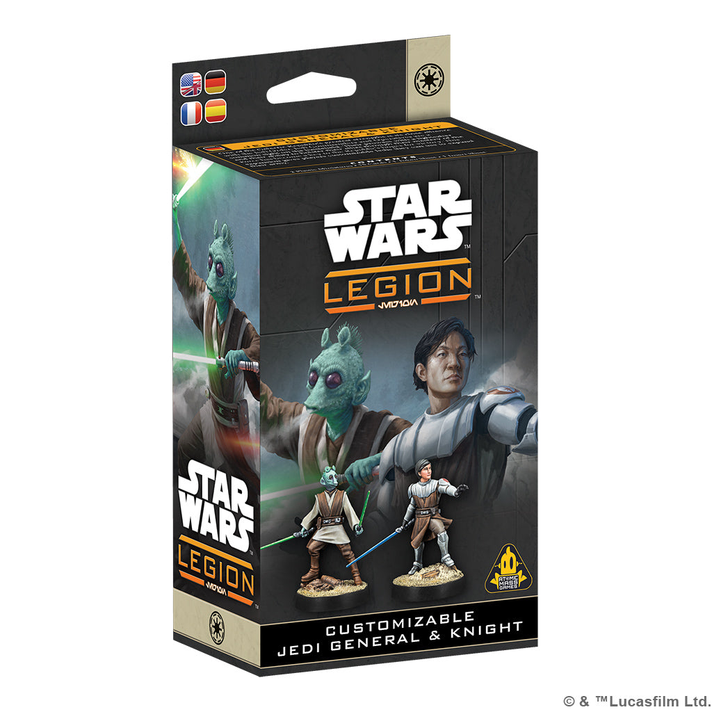 SWQ20 Star Wars: Legion - Customizable Jedi General and Knight (Pre-order 11/7/2025) | Grognard Games