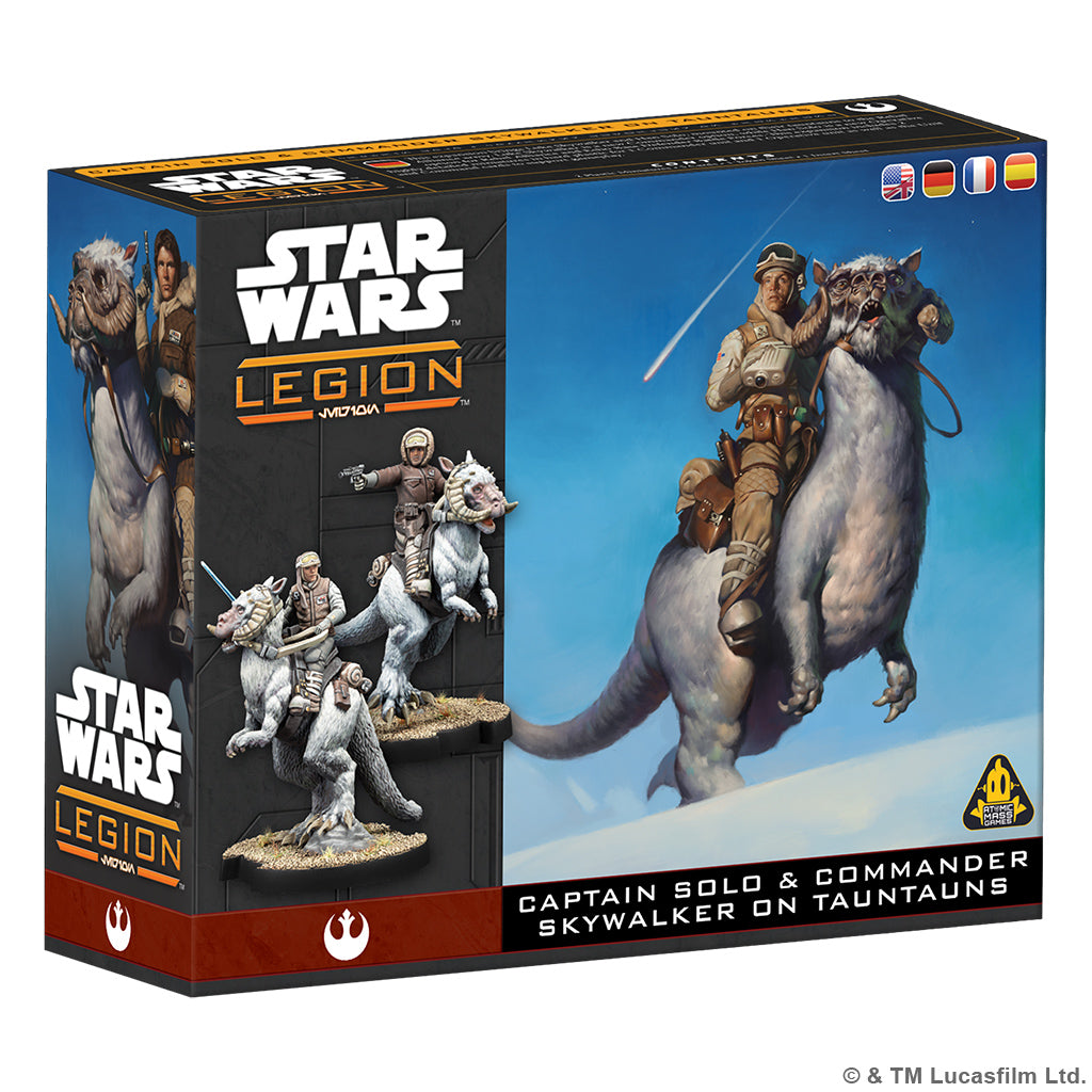 Star Wars: Legion – Captain Solo & Commander Skywalker on Tauntauns | Grognard Games