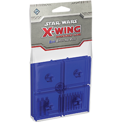 SWX43 STAR WARS: X-WING - BLUE BASES AND PEGS | Grognard Games