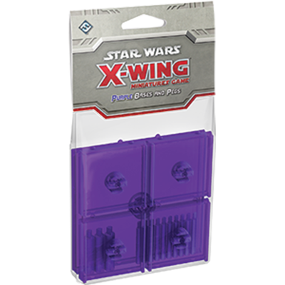 SWX46 STAR WARS: X-WING - PURPLE BASES AND PEGS | Grognard Games