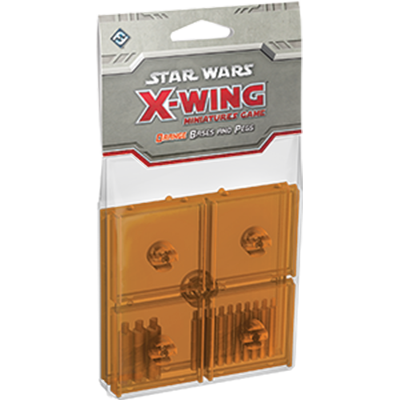 SWX47 STAR WARS: X-WING - ORANGE BASES AND PEGS | Grognard Games