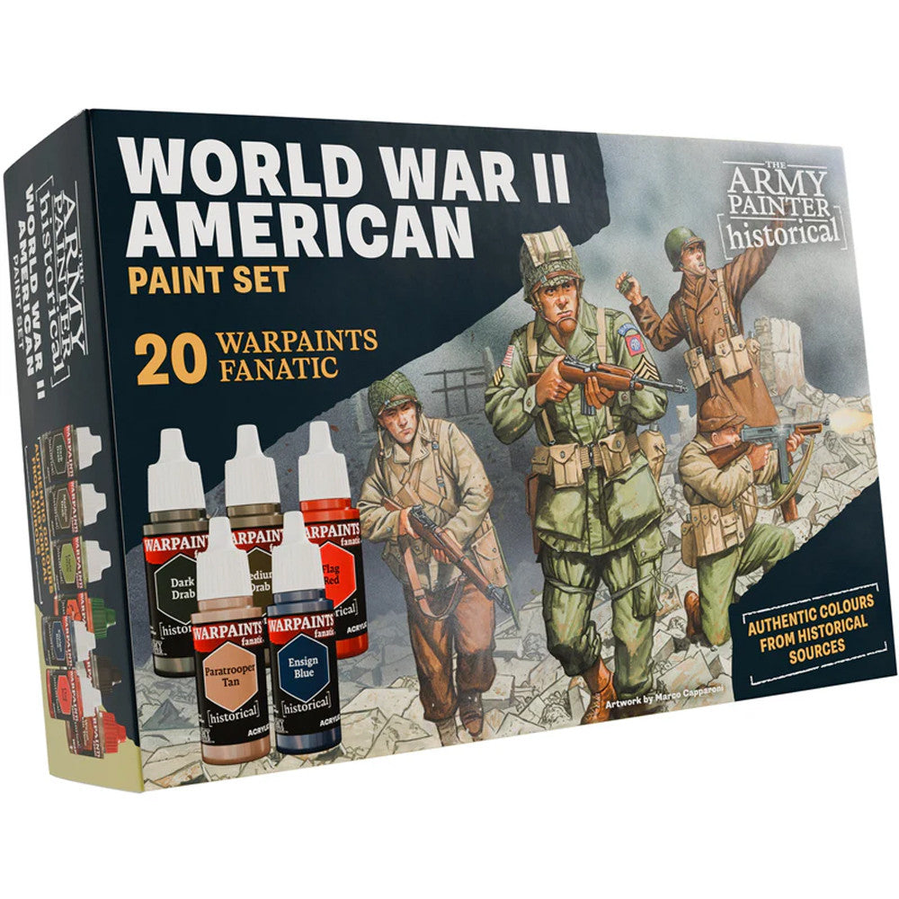 Army Painter - Warpaints Fanatic: Historical WWII - American Paint Set | Grognard Games