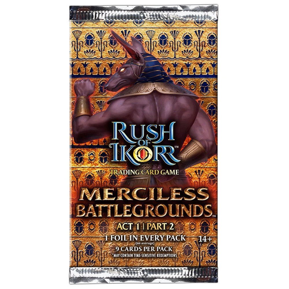 RUSH OF IKORR ACT 1 PART 2 MERCILESS BATTLEGROUNDS BOOSTER PACK | Grognard Games