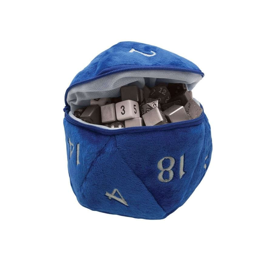 Blue D20 Dice Bag | Grognard Games