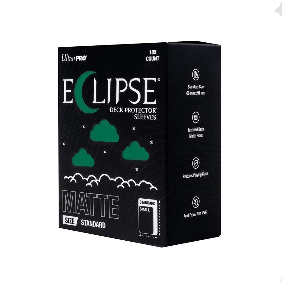 ULTRA PRO: ECLIPSE SLEEVES: STANDARD MATTE DECK PROTECTORS: FOREST GREEN (105CT) | Grognard Games