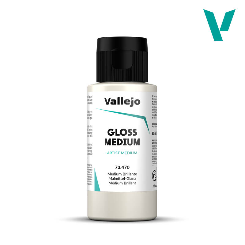 73.470 Vallejo Gloss Medium 60ml | Grognard Games