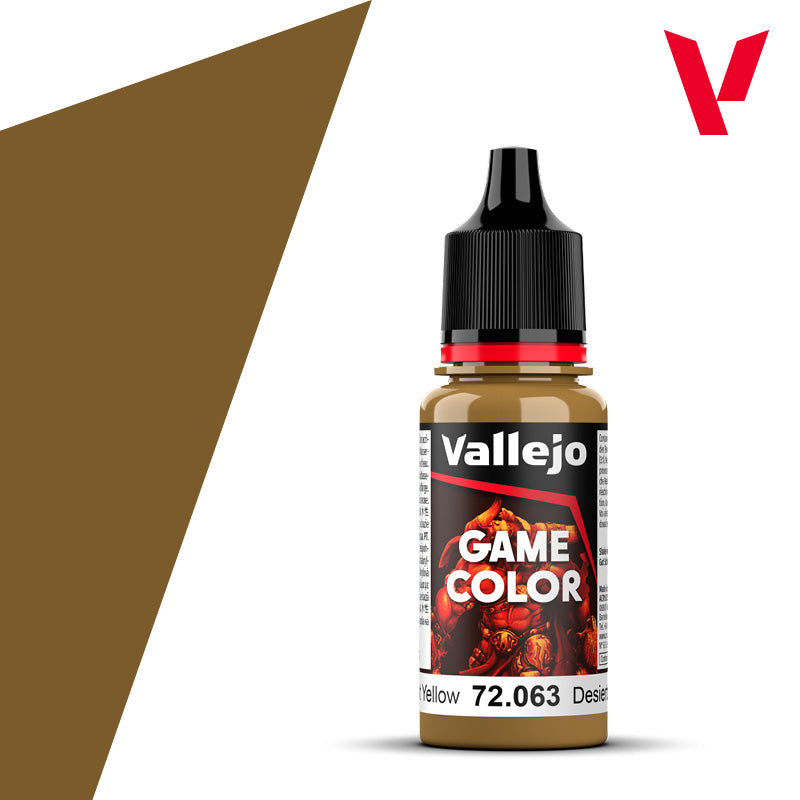 Vallejo Game Color 72.063 Desert Yellow (60) | Grognard Games
