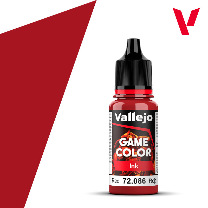 Vallejo Game Color Ink 72.086 Red (112) | Grognard Games